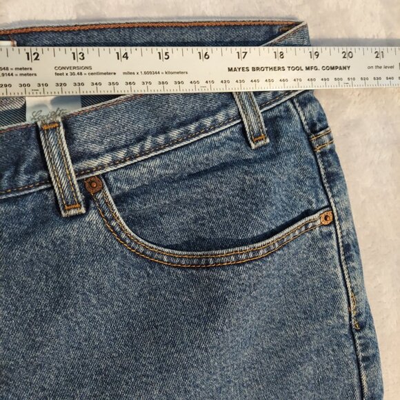 Levi's jeans shorts mens size 38 relax fit 100% cotton rugged med wash denim - Picture 7 of 12